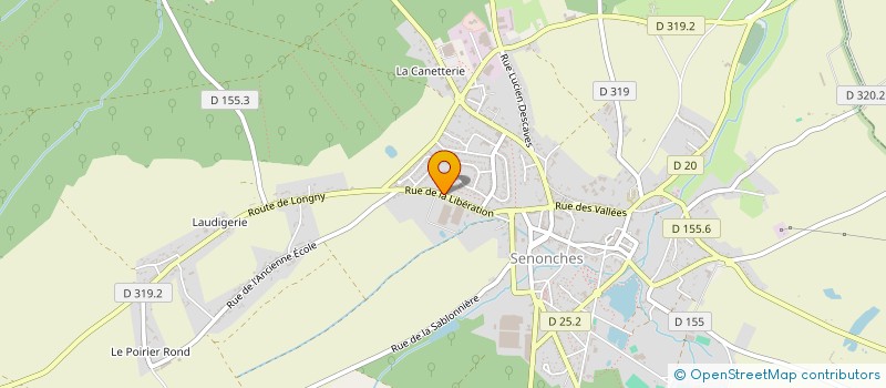 localisation de l'entreprise STYLEWOOD à SENONCHES