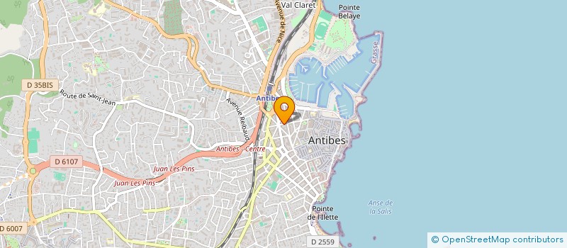 localisation de l'entreprise STYLEWORKS à ANTIBES