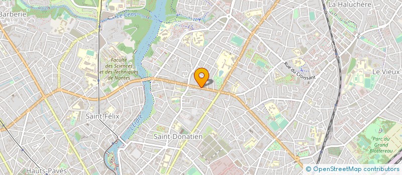 localisation de l'entreprise STYLIK à NANTES