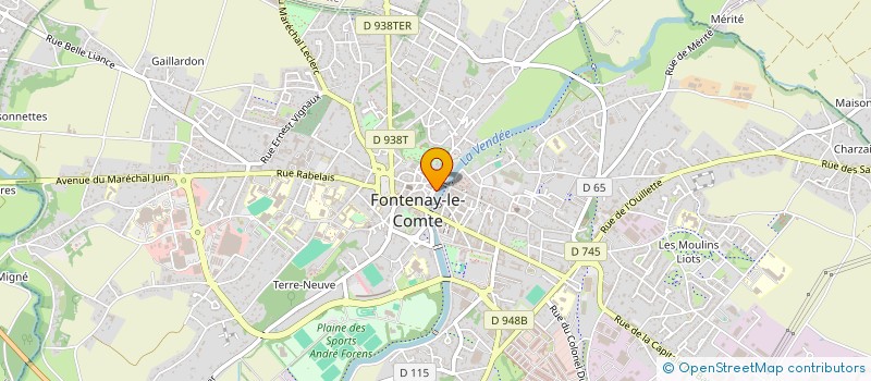 localisation de l'entreprise STYLING BARBER  FONTENAY-LE-COMTE