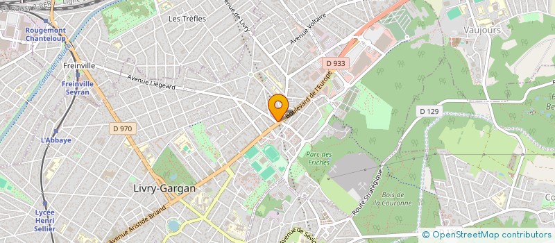 localisation de l'entreprise STYLING COIFF' à LIVRY-GARGAN