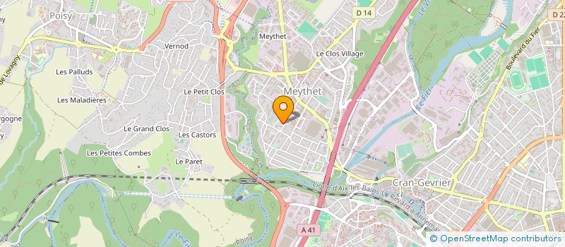 localisation de l'entreprise STYLING COIFFURE  ANNECY