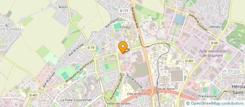 localisation de l'entreprise STYLIQUE à CAEN