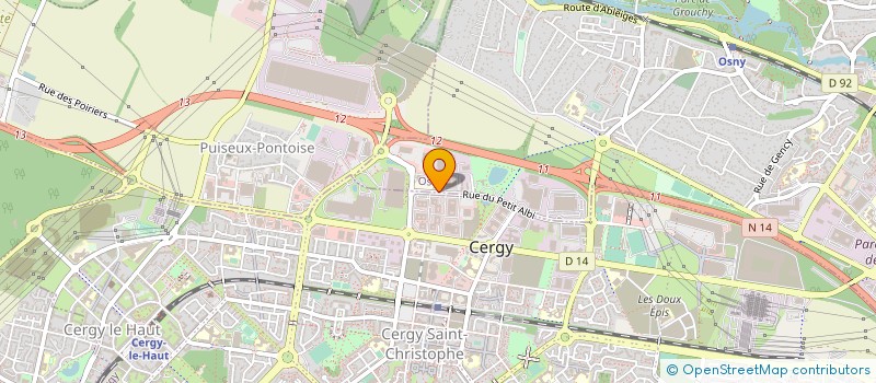 localisation de l'entreprise STYLIQUE à OSNY