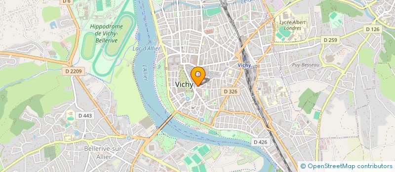 localisation de l'entreprise STYLKFE à VICHY