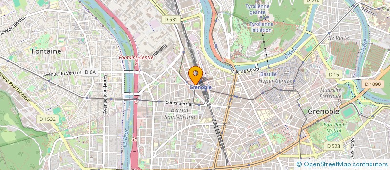 localisation de l'entreprise STYLMED à GRENOBLE