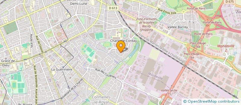 localisation de l'entreprise STYLOBLOC  MONDEVILLE