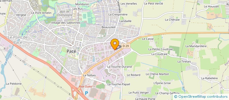 localisation de l'entreprise STYLROC à PACE