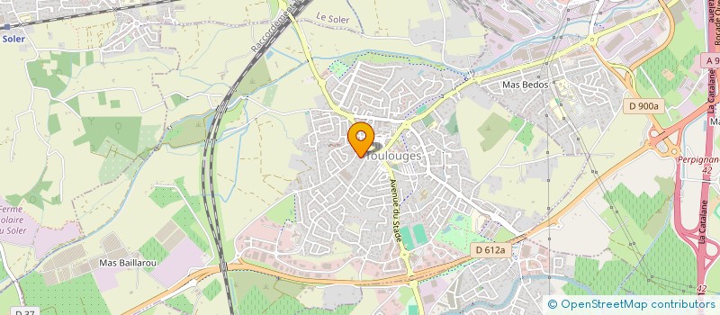 localisation de l'entreprise STYLYA CONNECT  TOULOUGES