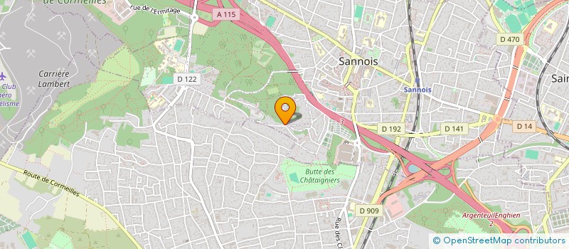 localisation de l'entreprise STYRA CONSULTING  SANNOIS