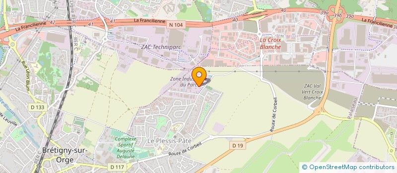 localisation de l'entreprise STYREL à LE PLESSIS-PATE