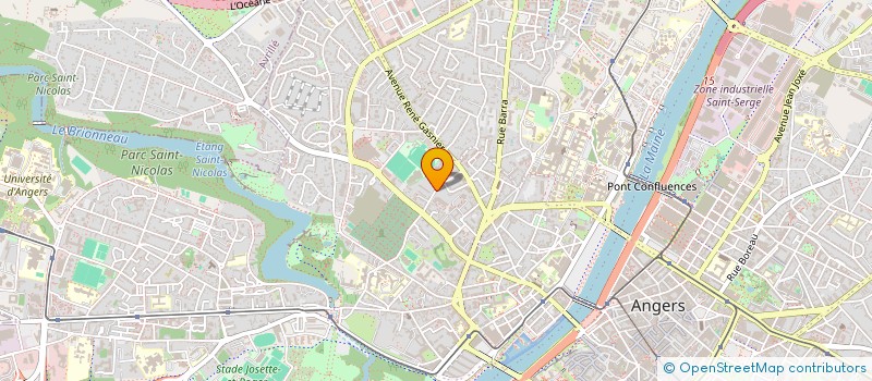 localisation de l'entreprise STYRPAC à ANGERS