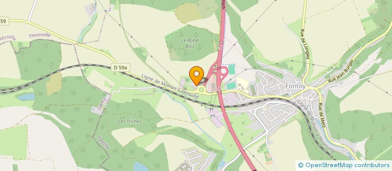 localisation de l'entreprise STYRPAC-LORRAINE  FONTOY