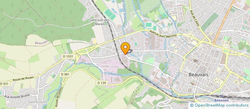 localisation de l'entreprise STYVE AUTOS MOTOS  BEAUVAIS