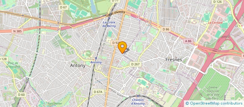 localisation de l'entreprise STYVE G  ANTONY