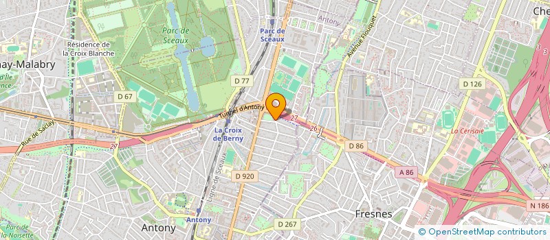 localisation de l'entreprise STYVEN HOVANTO à ANTONY