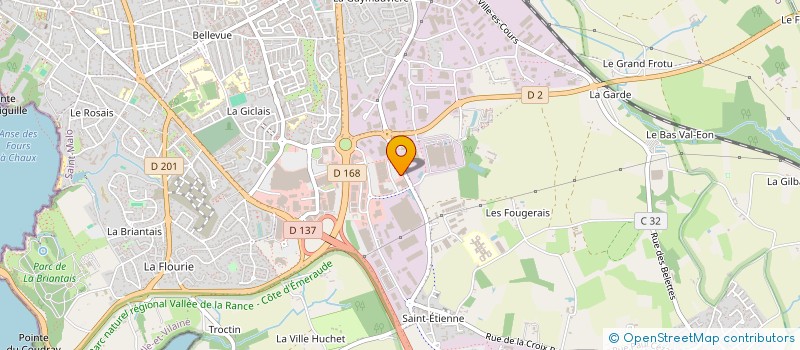 localisation de l'entreprise STYX à SAINT-MALO