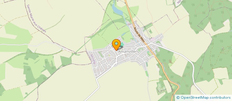 localisation de l'entreprise STYX  AMANVILLERS