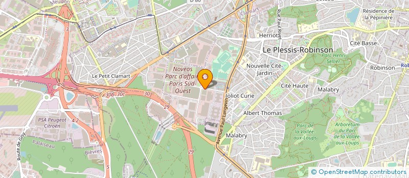 localisation de l'entreprise STYX INFORMATIQUE  LE PLESSIS-ROBINSON