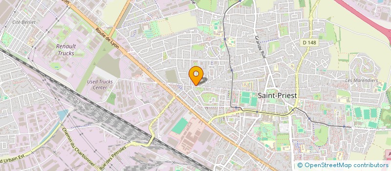 localisation de l'entreprise STZ : SOCIETE TRANSPORT ZAYN  SAINT-PRIEST