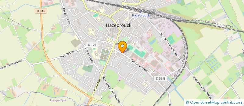 localisation de l'entreprise STZIMMO  HAZEBROUCK