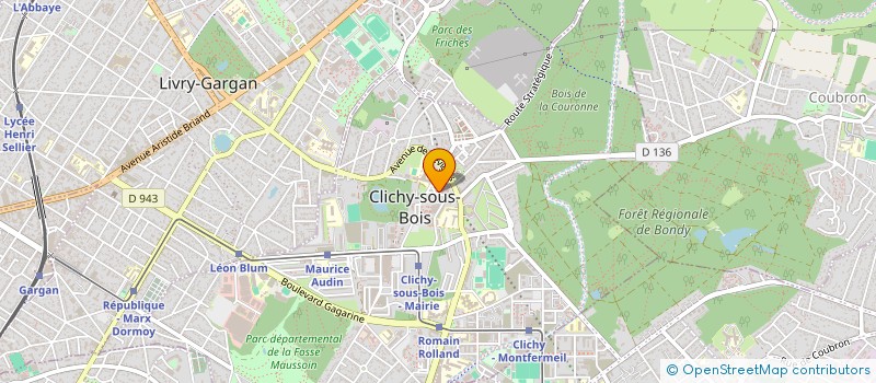 localisation de l'entreprise SU-BAT à CLICHY-SOUS-BOIS