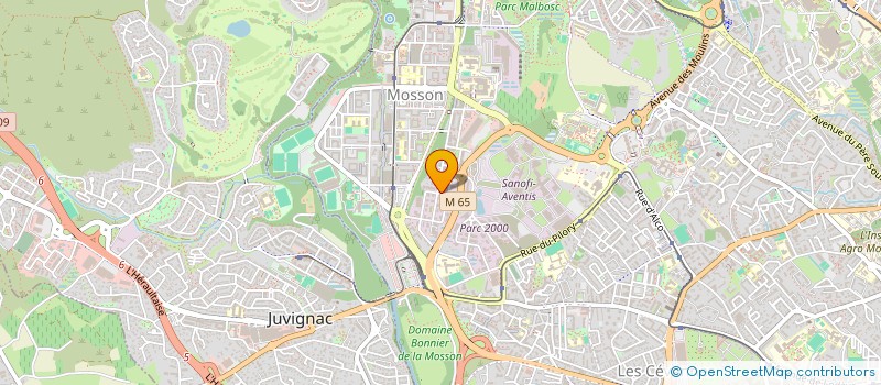 localisation de l'entreprise SU.BAT CONSTRUCTION  MONTPELLIER