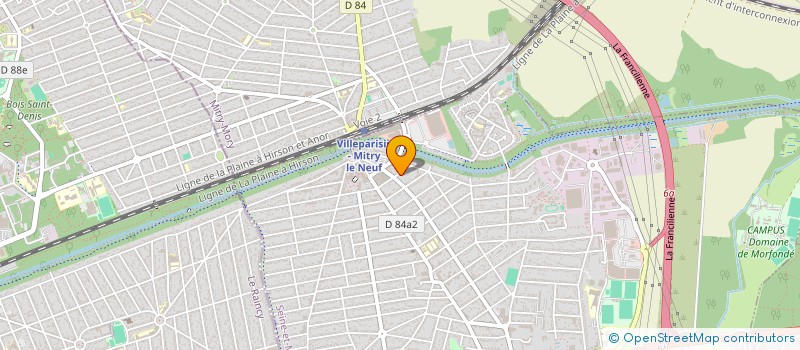 localisation de l'entreprise SU FACADE  VILLEPARISIS