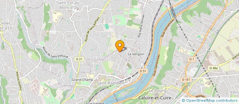 localisation de l'entreprise SU'NI  SAINT-CYR-AU-MONT-D'OR