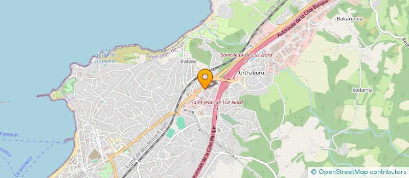 localisation de l'entreprise SU PLAZERRA à SAINT-JEAN-DE-LUZ