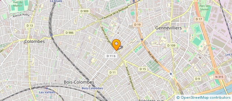 localisation de l'entreprise SU'SHI'NOI à BOIS-COLOMBES