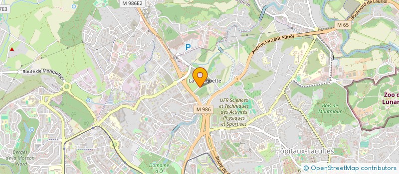 localisation de l'entreprise SUA à MONTPELLIER