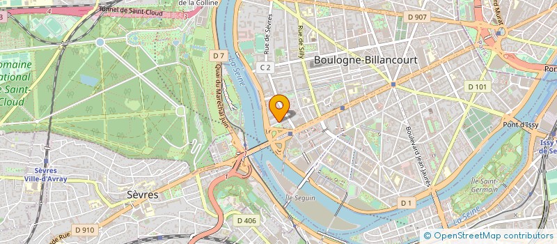 localisation de l'entreprise SUADELA à BOULOGNE-BILLANCOURT