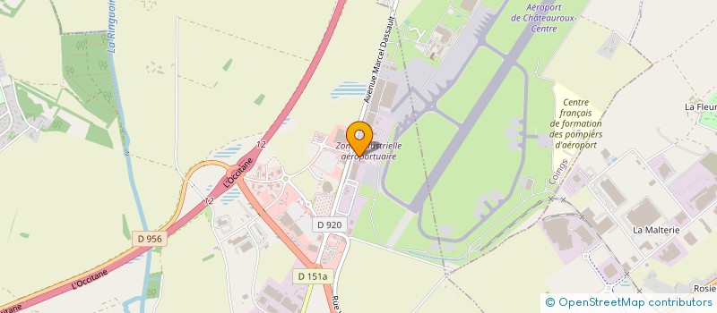localisation de l'entreprise SUADEO RH à DEOLS