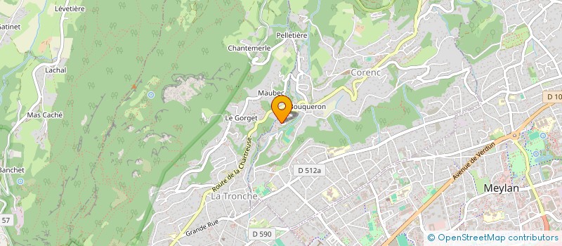 localisation de l'entreprise SUAN CATALAYA  CORENC