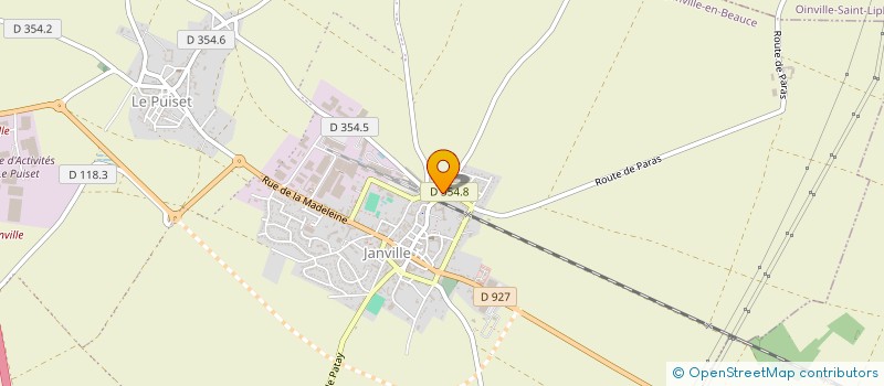 localisation de l'entreprise SUARD à JANVILLE-EN-BEAUCE