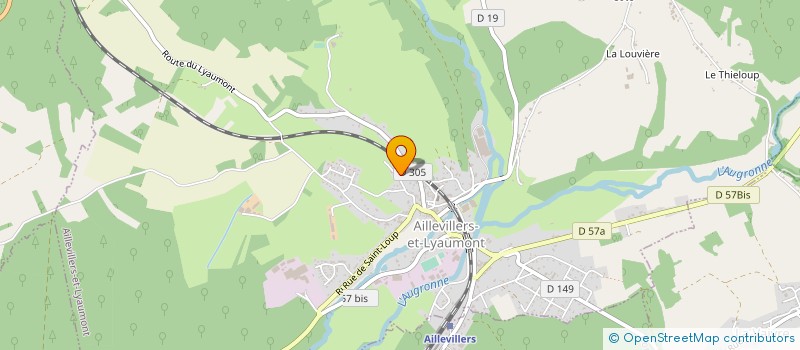 localisation de l'entreprise SUARDI PHILIPPE  AILLEVILLERS-ET-LYAUMONT