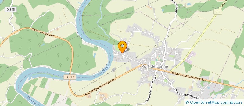 localisation de l'entreprise SUAREZ DECLA  PEYREHORADE