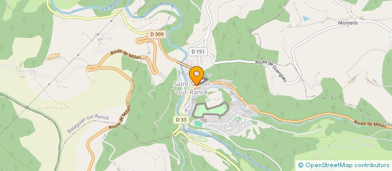 localisation de l'entreprise SUAU ASSOCIES  SAINT-SERNIN-SUR-RANCE