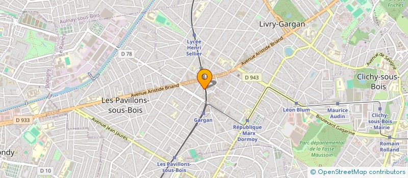 localisation de l'entreprise SUAVE NA NAVE  LES PAVILLONS-SOUS-BOIS