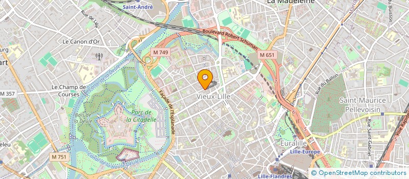 localisation de l'entreprise SUAVIS VIOLENTIA à LILLE