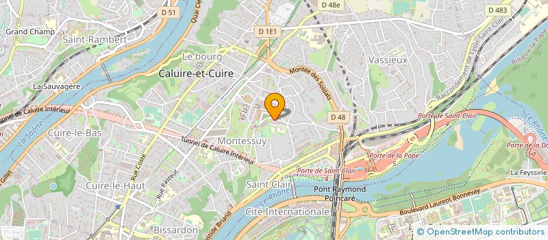 localisation de l'entreprise SUB AQUA GONE à CALUIRE-ET-CUIRE