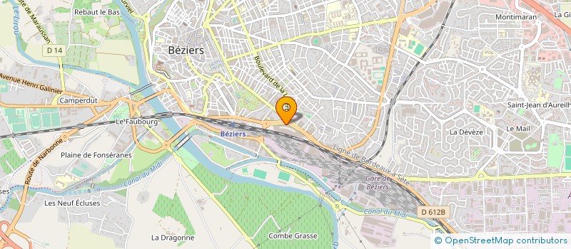 localisation de l'entreprise SUB BEZIERS à BEZIERS