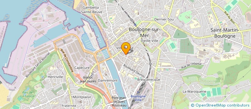 localisation de l'entreprise SUB BOULOGNE à BOULOGNE-SUR-MER