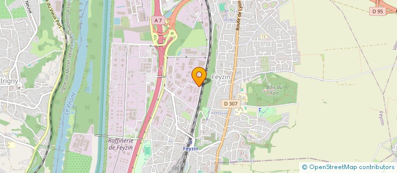 localisation de l'entreprise SUB-C MARINE  FEYZIN