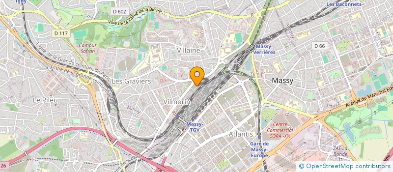localisation de l'entreprise SUB COOLING à MASSY