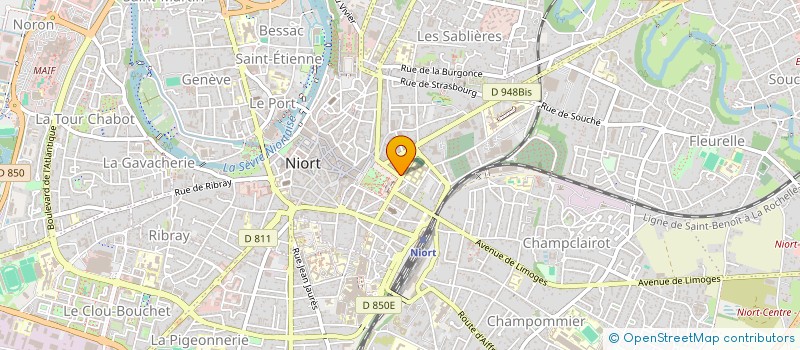 localisation de l'entreprise SUB DES MARAIS à NIORT