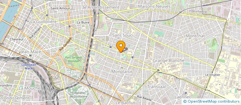 localisation de l'entreprise SUB DEVELOPPEMENT  LYON