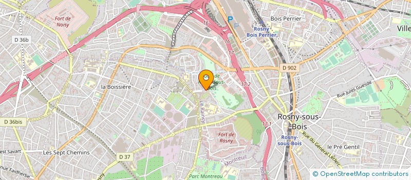 localisation de l'entreprise SUB ELOUL à ROSNY-SOUS-BOIS