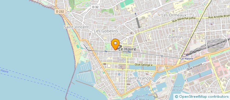 localisation de l'entreprise SUB-ESPACE à LE HAVRE